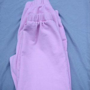 Brandy Melville bubble gum pink Rosa sweatpants